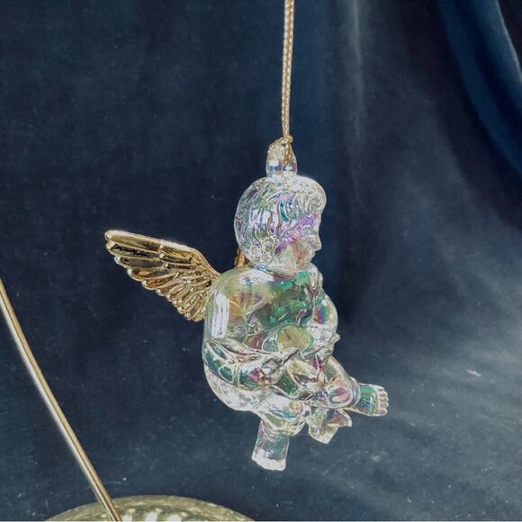 Irridiscent Christmas Angel Ornament - Picture 2 of 5